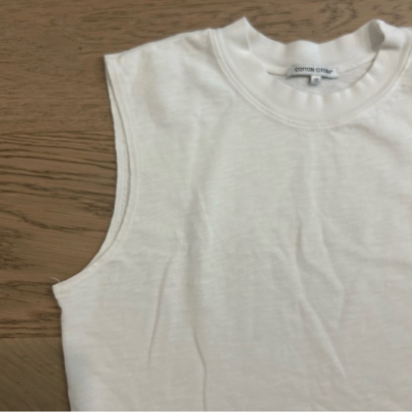 Cotton Citizen Cotton Sleeveless Cropped Tank Top - Picture 3 of 7